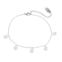 Sweet Life Teardrop Anklet 14K Vergoldet