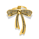 Elite Ribbon Ring 14K Gold Plated