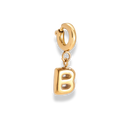 Bubble Letter Charm 14K Vergoldet