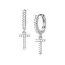 Hi-Life Letter Huggie Ohrringe 18K Vergoldet