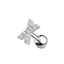 Letter Ohr Piercing Silber