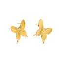 Butterfly Vibes Stud Earrings 14K Gold Plated