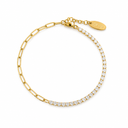 Tiny Tennis Teresa Armband 18K Vergoldet