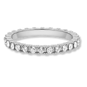 Classic Victoria Pave Ring 14K Vergoldet