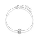 Crystal Elegance Simple Bracelet 14K Gold Plated