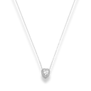 Crystal Heart Elegance Simple Kette 14K Vergoldet