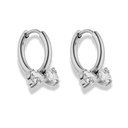 Cute Ribbon Huggie Ohrringe 14K Vergoldet