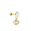Dangle Eye Ohr Piercing Gold