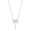 Dangle Crystal Ribbon Kette 14K Vergoldet