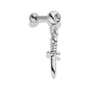 Dangling Sword Ohr Piercing 18K Vergoldet