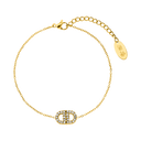 Deluxe Pave Bracelet 14K Gold Plated