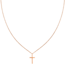 Divine Cross Kette 14K Vergoldet