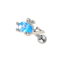 Piercing d'oreille dauphin plaqué or 18 carats