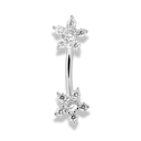 Double Flower Rook Piercing - Titan