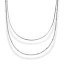 Double Simple Ball Kette 14K Vergoldet