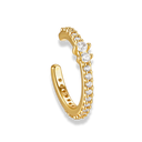 Double Stone Pave Earcuff 18K Vergoldet