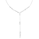 Elegance Oval Crystal Kette 14K Vergoldet