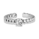 Elegance Lock Ring 14K Vergoldet