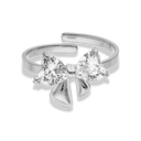 Elegance Ribbon Ring 14K Vergoldet