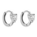 Elgegance Heart Huggie Ohrringe 14K Vergoldet