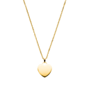 Eternal Heart Gravur Kette 14K Vergoldet