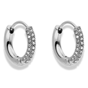 Eternal Pave Huggie Ohrringe 14K Vergoldet