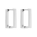 Glamorous Square Huggie Earrings 14K Gold Plated