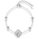 Golden Flower Lucky Leaf Armband 14K Vergoldet