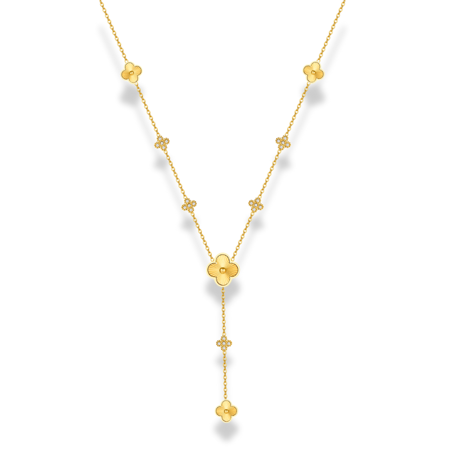 Collier Feuille Or Pour Femme – Bijou Superposé Pétales, Soirée Et Quotidien – Cadeau élégant