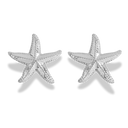 Golden Sea Star Ohrstecker 14K Vergoldet