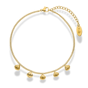 Golden Shell Fußkette 14K Vergoldet