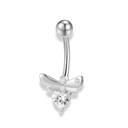 Golden Sphinx Moth Belly Piercing