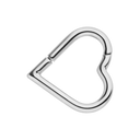 Heart Shape Clicker Piercing 18K Vergoldet