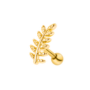 Heavenly Leaf Ear Piercing 18K Gold Plated