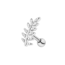 Heavenly Leaf Ear Piercing 18K Gold Plated