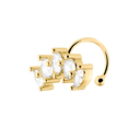 Lotus Earcuff 18K vergoldet