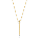 Collier Lotus Teresa plaqué or 18 carats