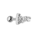 Piercing Love Affection plaqué or 18 carats