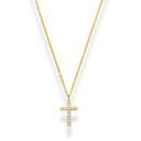 Lucid Cross Kette 14K Vergoldet