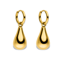 Lucky Chunky Huggie Earrings 14K Gold Plated