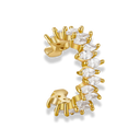 Marquise Crystal Pave Earcuff 18K Vergoldet
