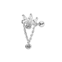 New Lotus Dangling Ohr Piercing - Titan