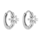 Northern Star Huggie Earrings 14K Gold Plated