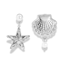 Ocean Mismatch Ohrstecker 14K Vergoldet