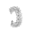 Paired Crystal Pave Earcuff 18K Vergoldet