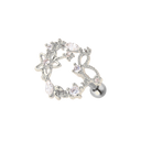 Pave Abbaddon Ohr Piercing 18K Vergoldet