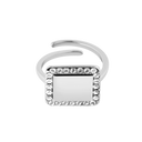 Pave Gravur Ring 14K Vergoldet