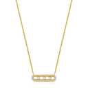 Pave Soul Kette 18K Vergoldet