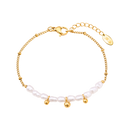 Pearl Ball Bracelet 14K Gold Plated