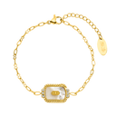 Mother of Pearl Vibes Victoria Bracelet 18K Gold Plated
